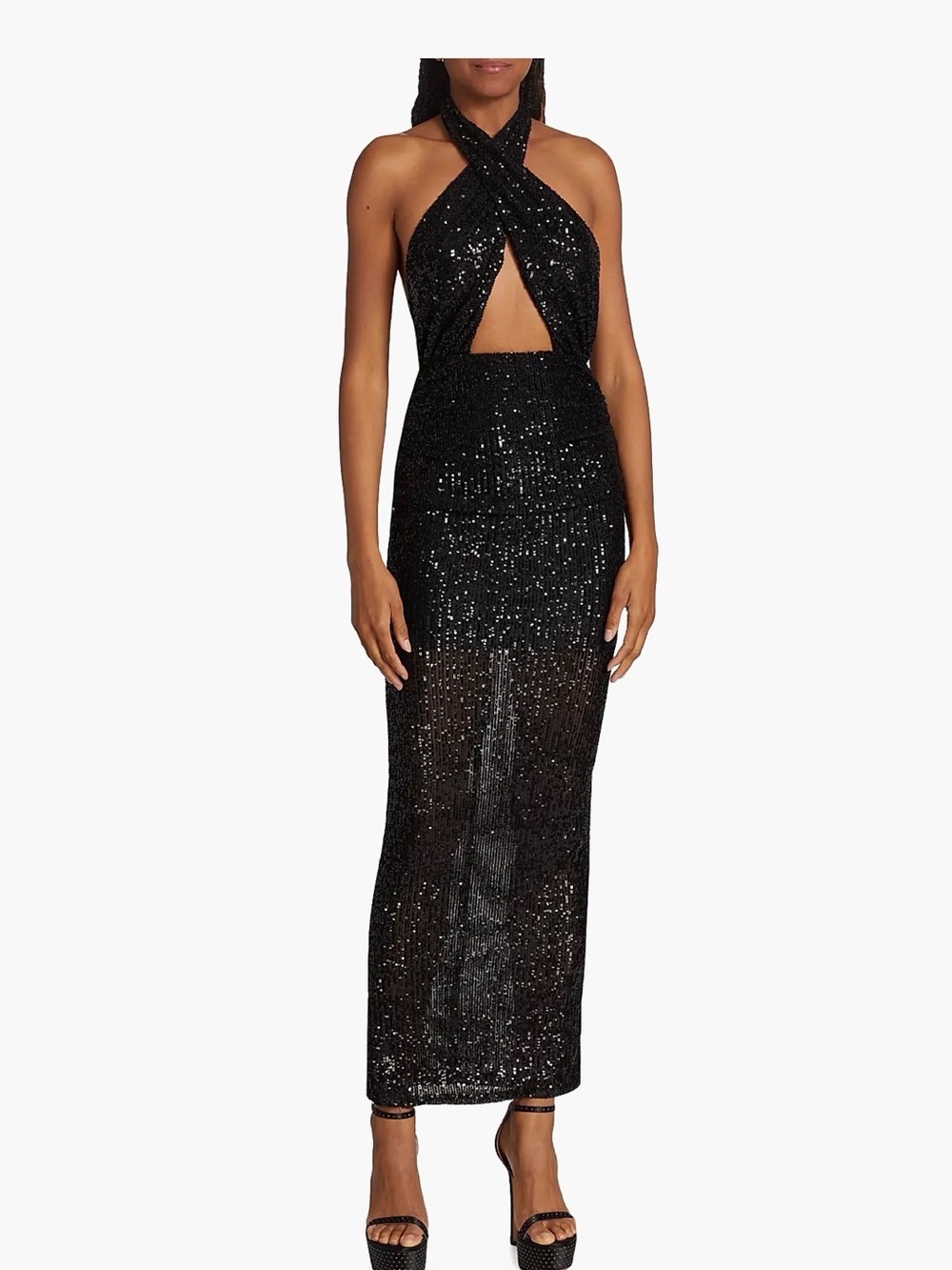 Ronny Kobo Zack Metallic Dress